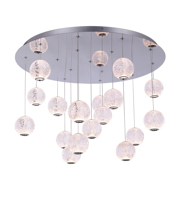 Подвесной светильник Delight Collection Elliot Diamante MD20001012-17A chrome