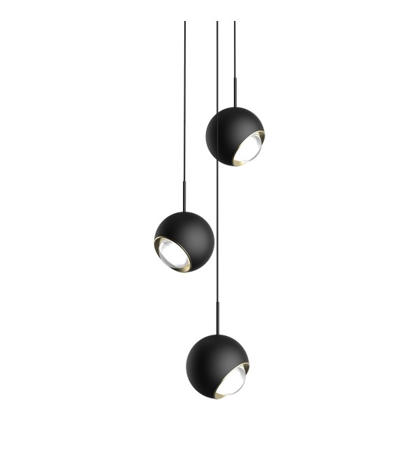 Подвесной светильник Delight Collection MD2826-3B black/gold