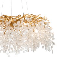 Люстра Delight Collection Shiro-noda FTB006R-100 brass/clear