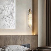 Подвесной светильник Delight Collection MT8851-1H bronze/clear