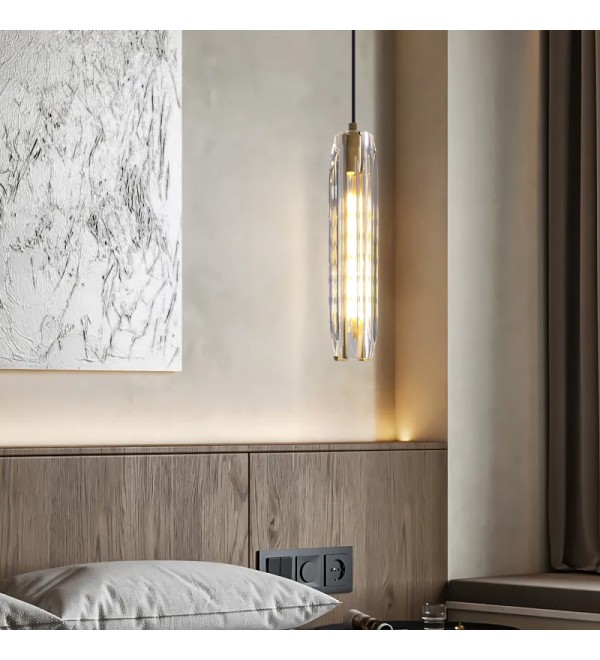 Подвесной светильник Delight Collection MT8851-1H bronze/clear
