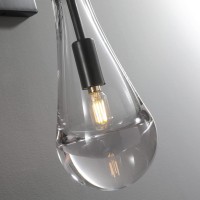 Настенный светильник Delight Collection Raindrop MT9093-1W black