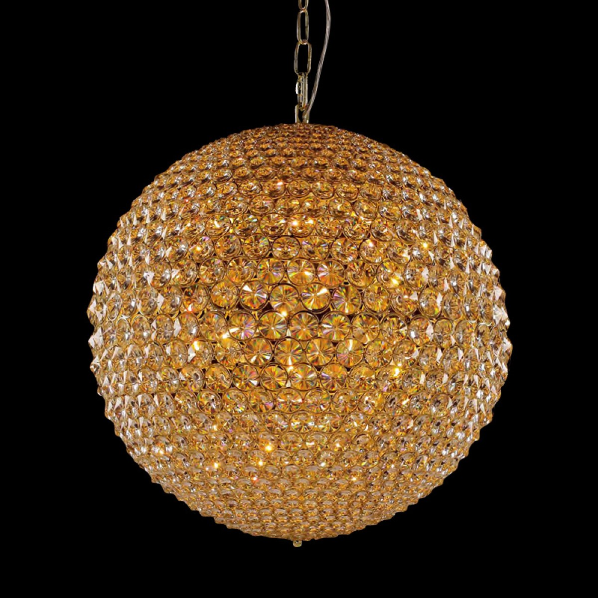Люстра Illuminati Corso MD103204-9A gold/amber