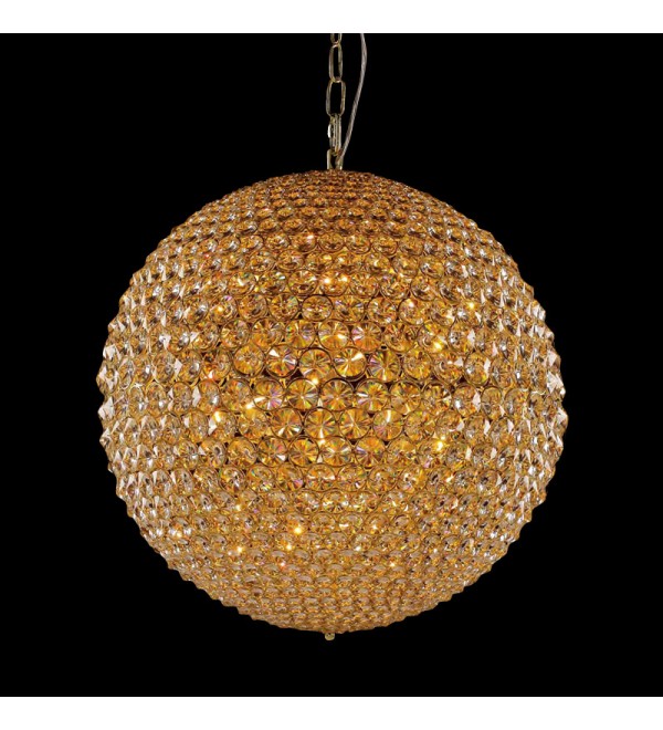 Люстра Illuminati Corso MD103204-9A gold/amber