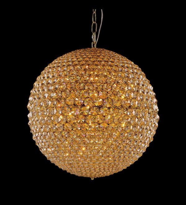 Люстра Illuminati Corso MD103204-9A gold/amber