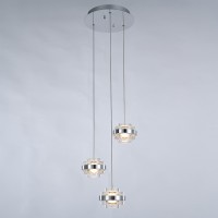 Подвесной светильник Delight Collection Indiana MD22030002-3A chrome/clear