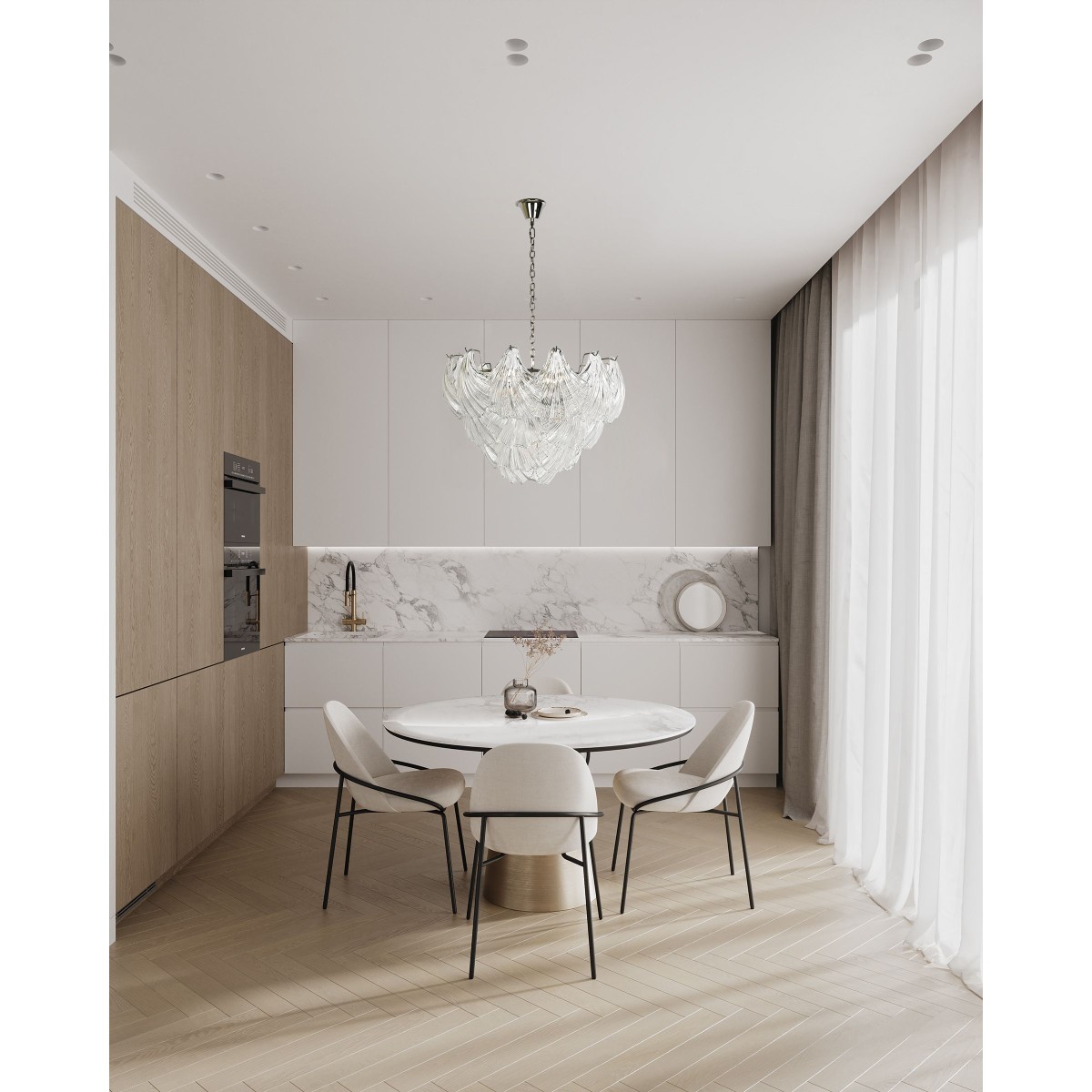 Люстра Delight Collection BRCH912 BRCH9136 nickel