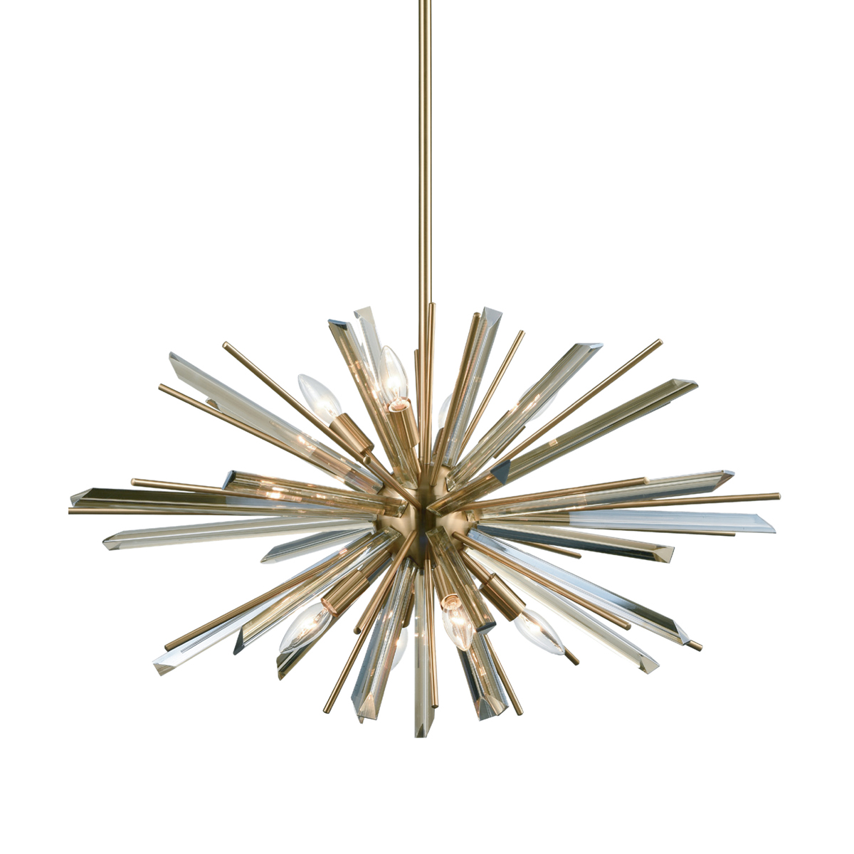 Люстра Delight Collection P68112-8AB antique brass