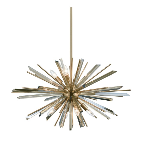 Люстра Delight Collection P68112-8AB antique brass