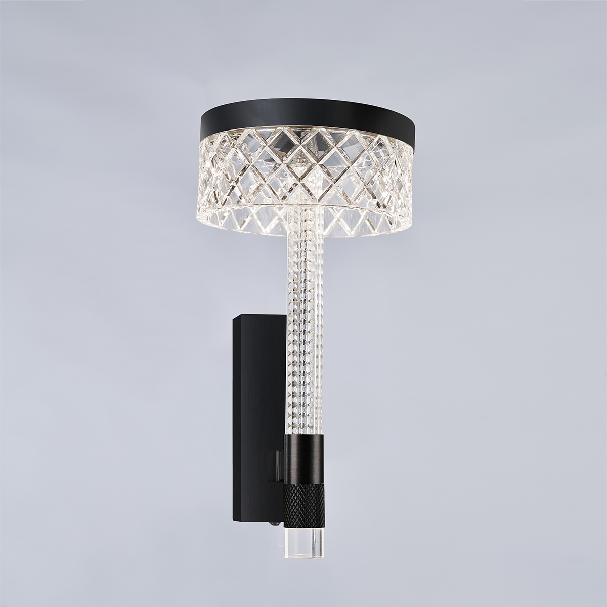 Настенный светильник Delight Collection Diamond cut MB21020075-1A matt black