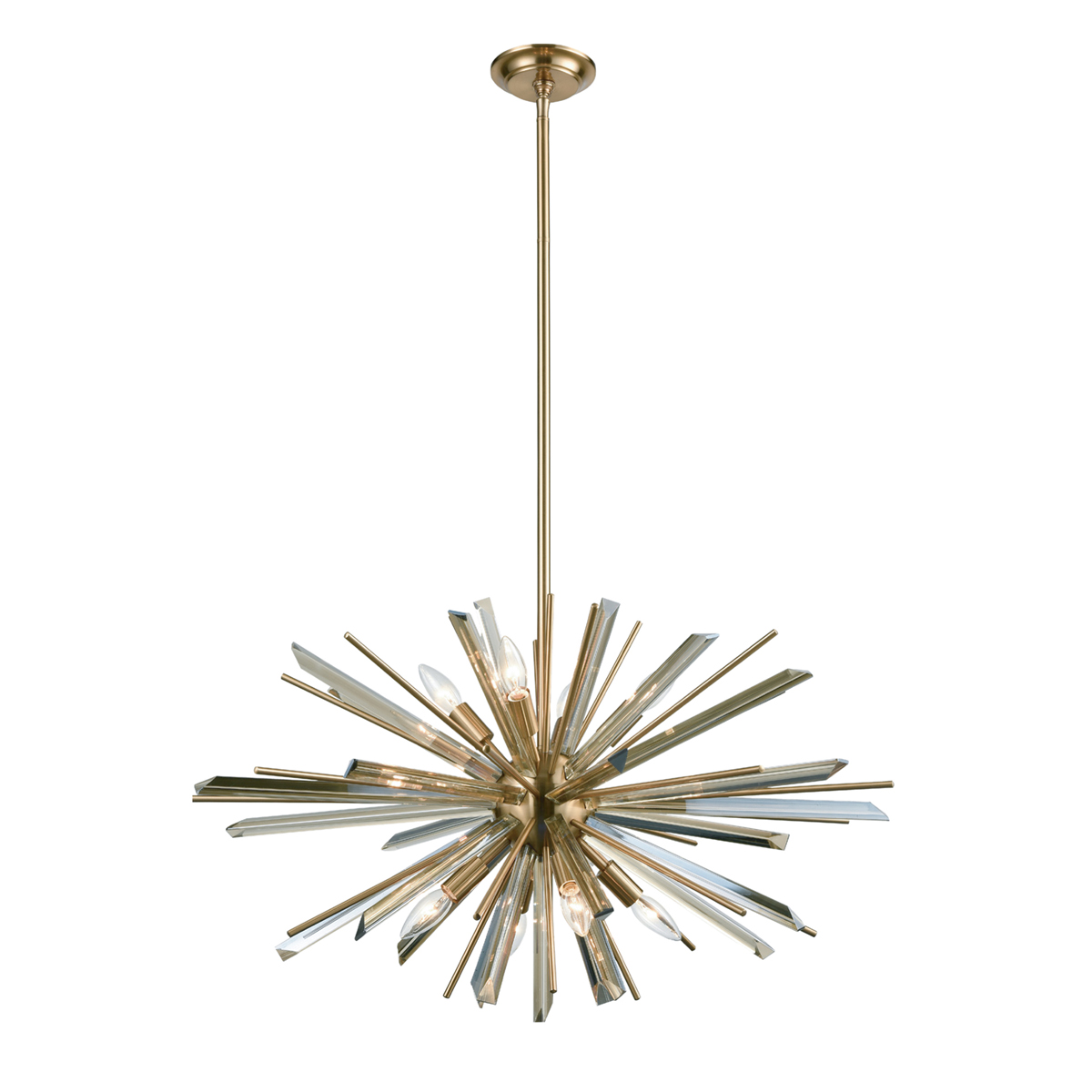 Люстра Delight Collection P68112-8AB antique brass