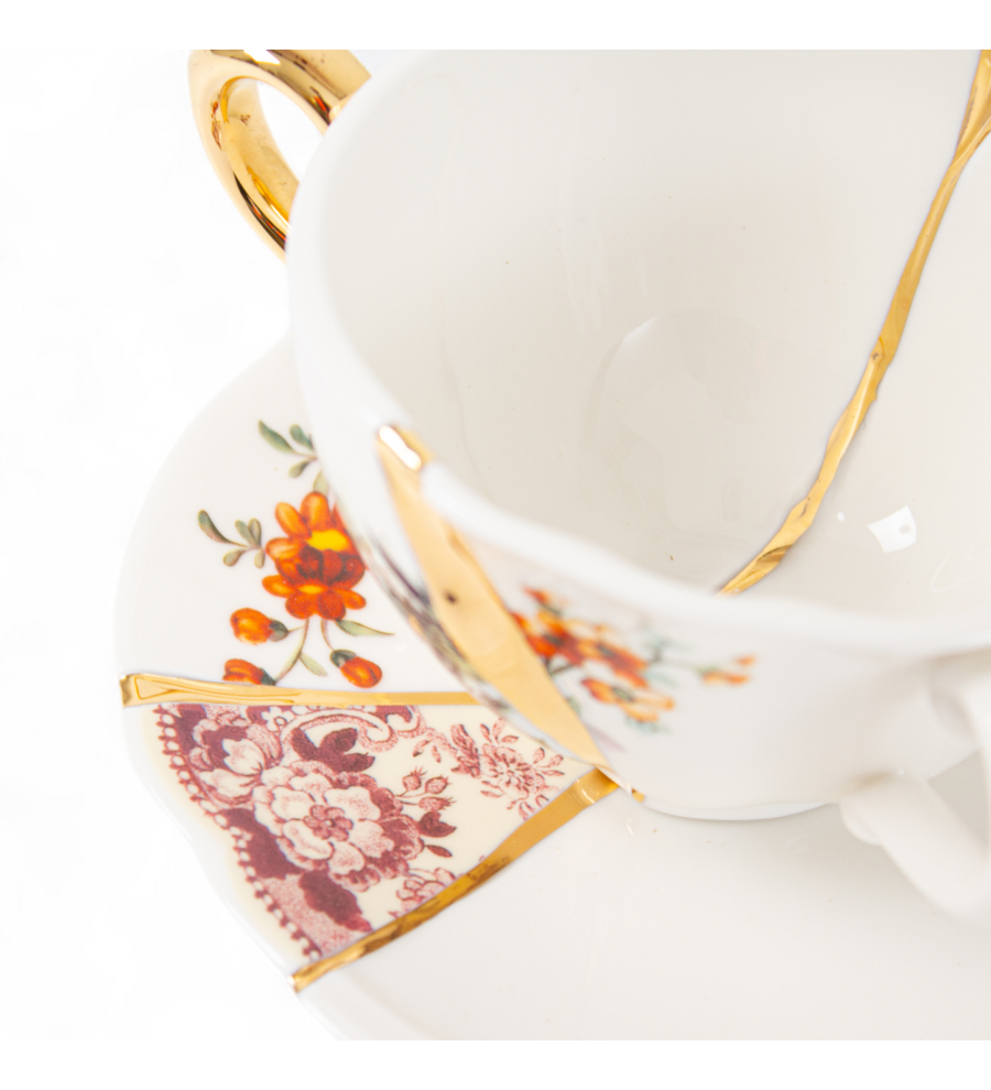 Чайная пара Seletti Kintsugi 1