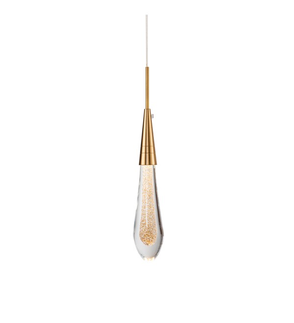 Подвесной светильник Delight Collection Pour DZ1018P-1 brass