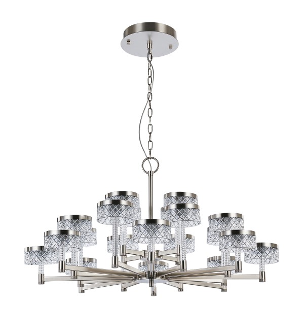 Люстра Delight Collection Diamond cut MD21020075-20A satin nickel