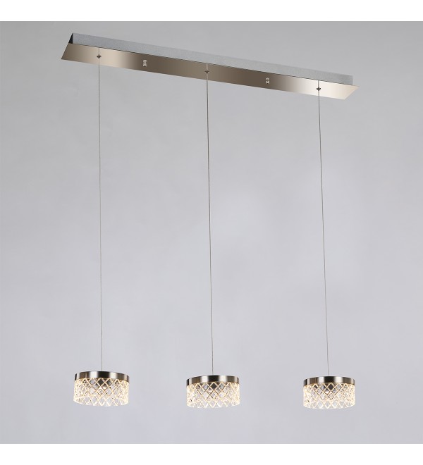 Подвесной светильник Delight Collection Diamond cut MD21020075-3B satin nickel