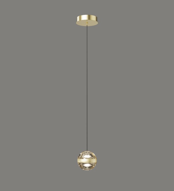 Подвесной светильник Delight Collection Frizzante MD23030088-1A brass/champagne