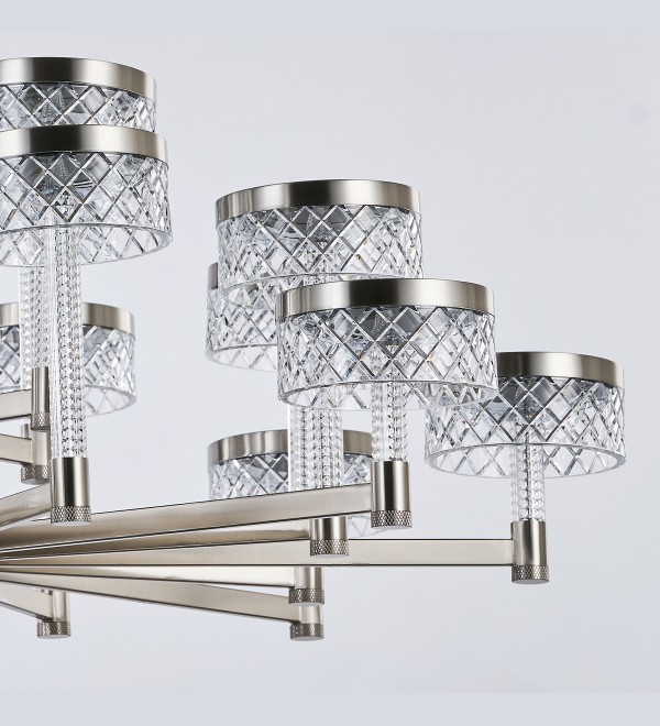 Люстра Delight Collection Diamond cut MD21020075-20A satin nickel