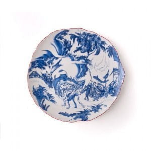 Тарелка Seletti Classics on Acid Blue Chinoiserie