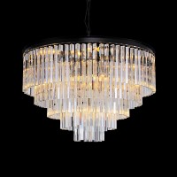 Люстра Delight Collection Odeon 10A black/clear