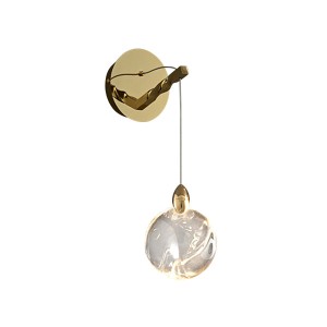 Настенный светильник Delight Collection Colvin MT9176-1WB titanium gold