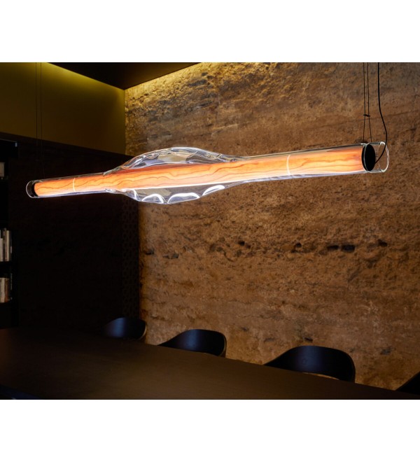 Подвесной светильник Delight Collection Dune 9118P gold/clear