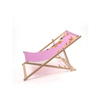 Шезлонг Seletti Toiletpaper Deckchair Lipstick Pink