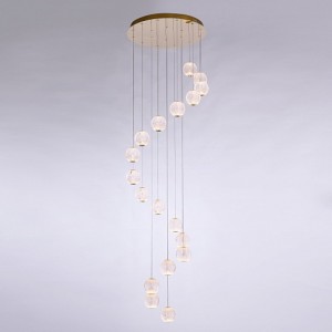 Подвесной светильник Delight Collection Elliot Diamante MD20001012-18A gold