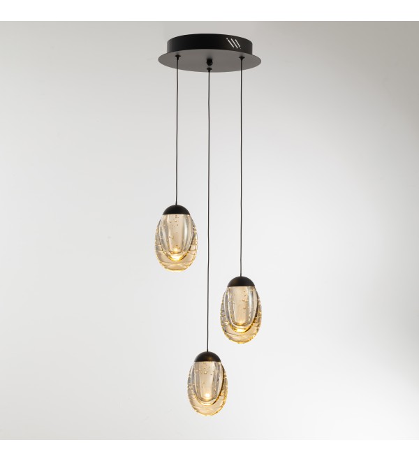 Подвесной светильник Delight Collection MD25090022-3A matt black/champagne