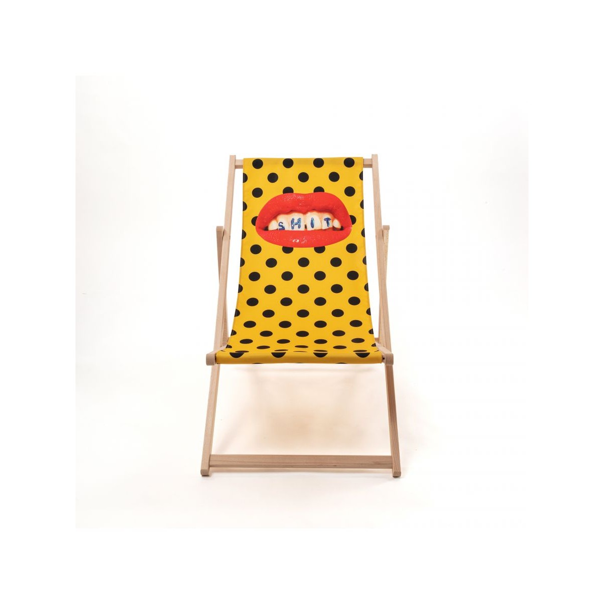 Шезлонг Seletti Toiletpaper Deckchair Shit
