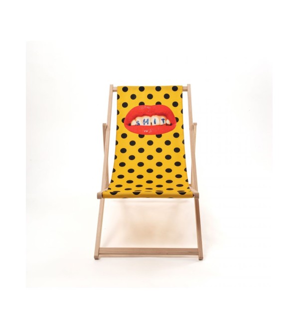 Шезлонг Seletti Toiletpaper Deckchair Shit