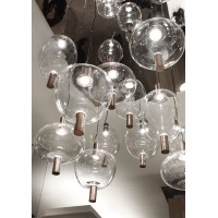 Подвесной светильник Vistosi Riflesso SP 2 clear/copper