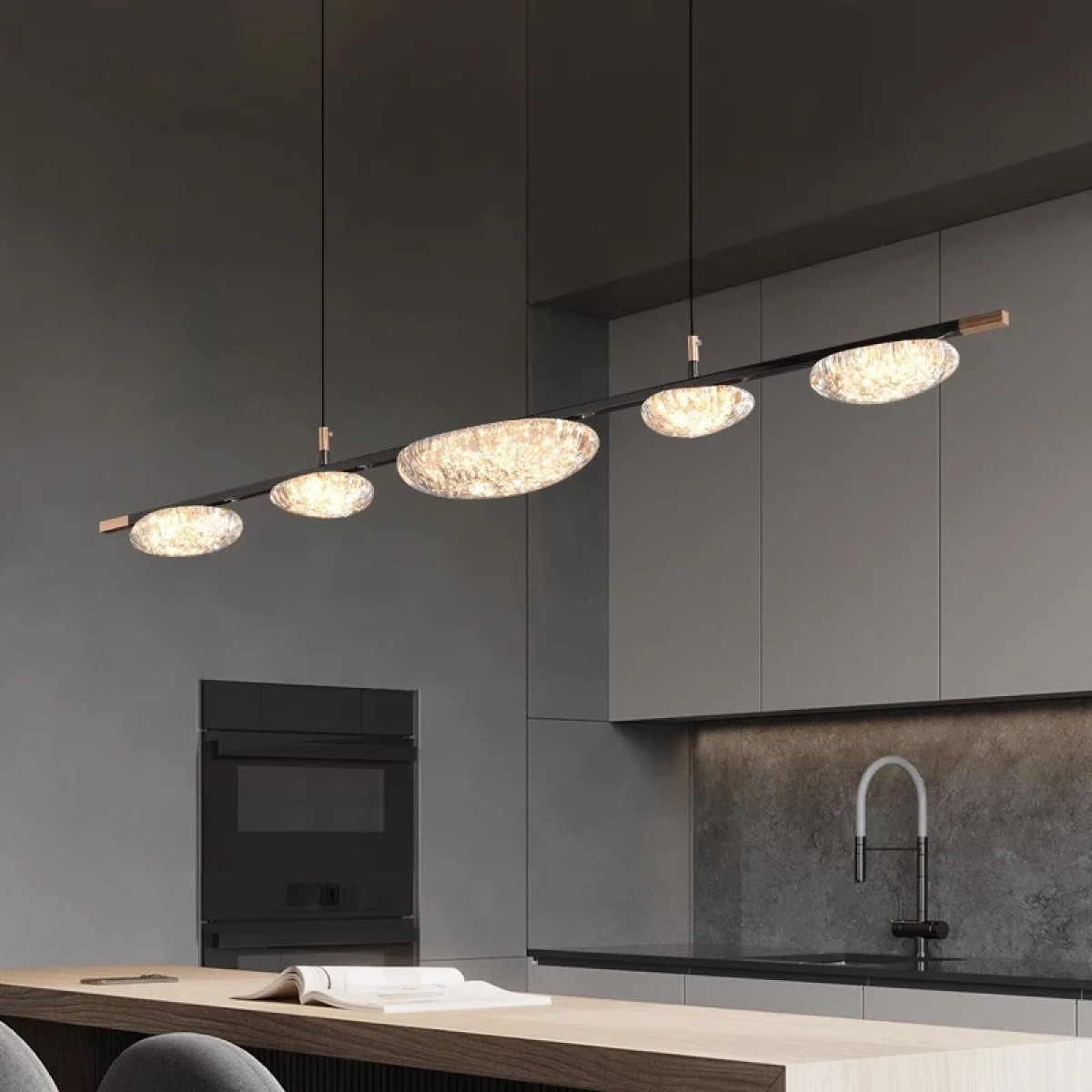 Подвесной светильник Delight Collection MT9125-5HL pearl black