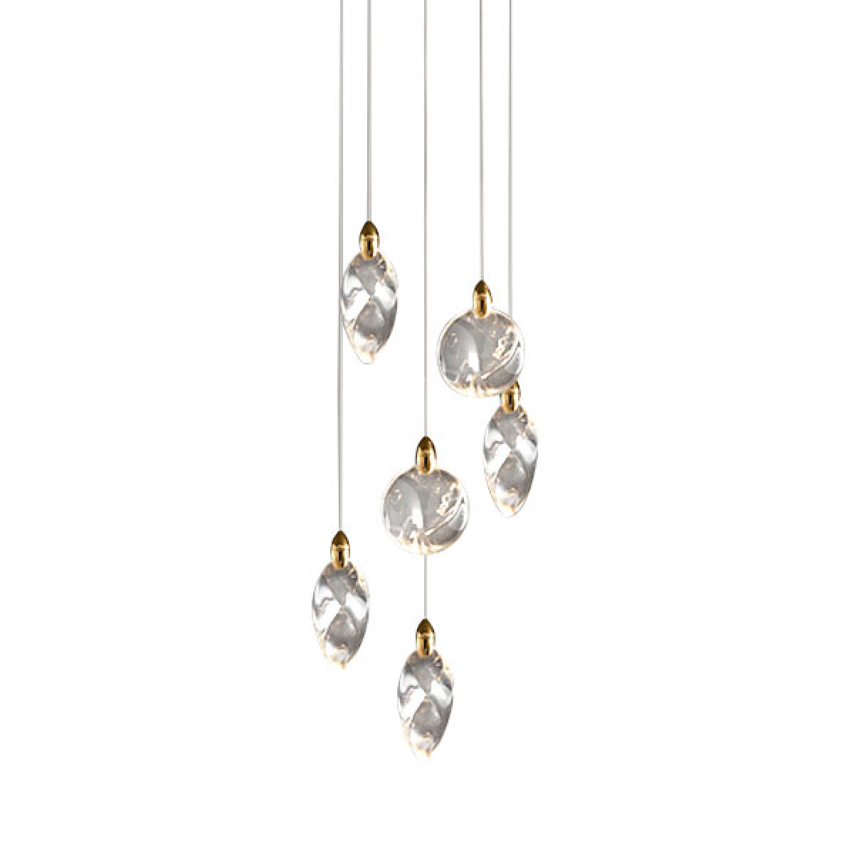 Подвесной светильник Delight Collection Colvin MT9176-6H titanium gold