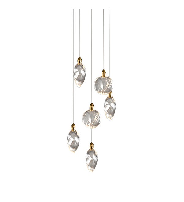 Подвесной светильник Delight Collection Colvin MT9176-6H titanium gold