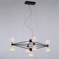 Подвесной светильник Delight Collection Elliot Diamante MD20022005-9B black/chrome