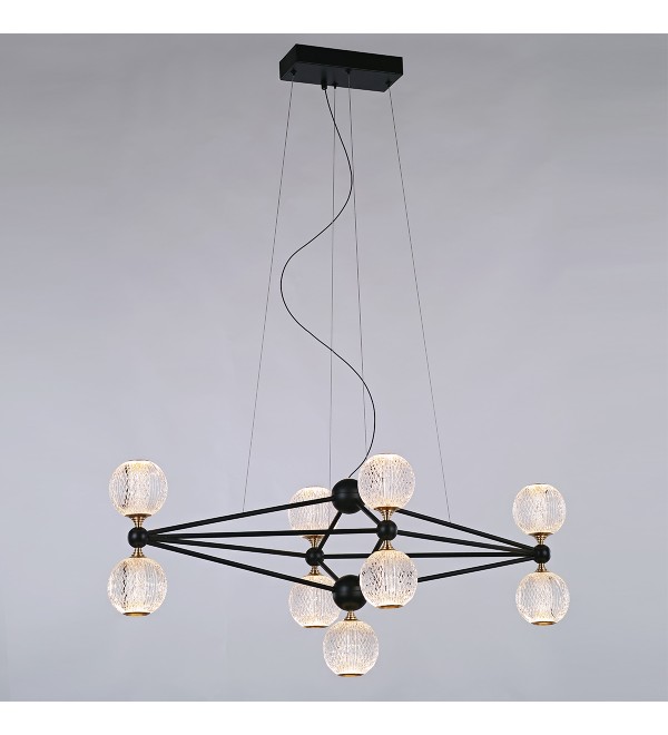Подвесной светильник Delight Collection Elliot Diamante MD20022005-9B black/chrome