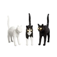 Настольная лампа Seletti Jobby The Cat Black
