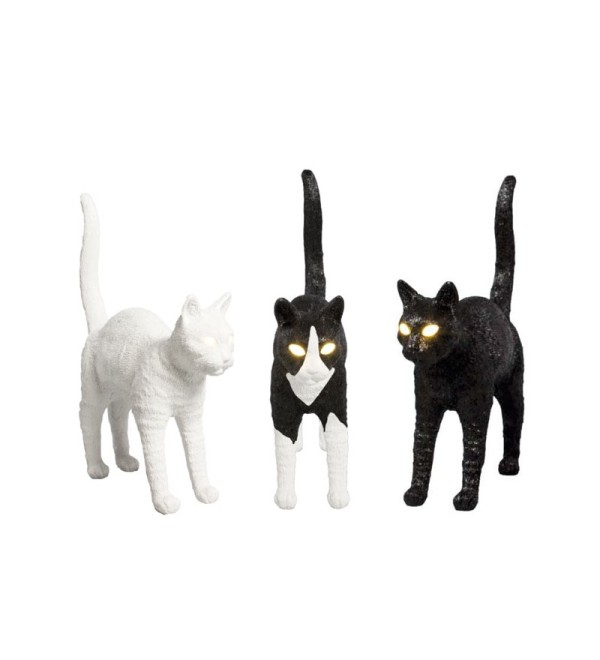 Настольная лампа Seletti Jobby The Cat Black