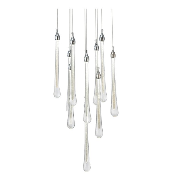 Подвесной светильник Delight Collection Teardrop 10 chrome