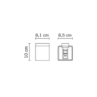 Настенный светильник Fabbian Bijou Quadra D75D1515