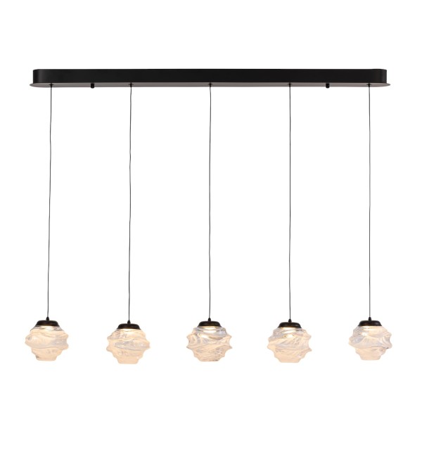 Подвесной светильник Delight Collection MD25030003-5B matt black/clear