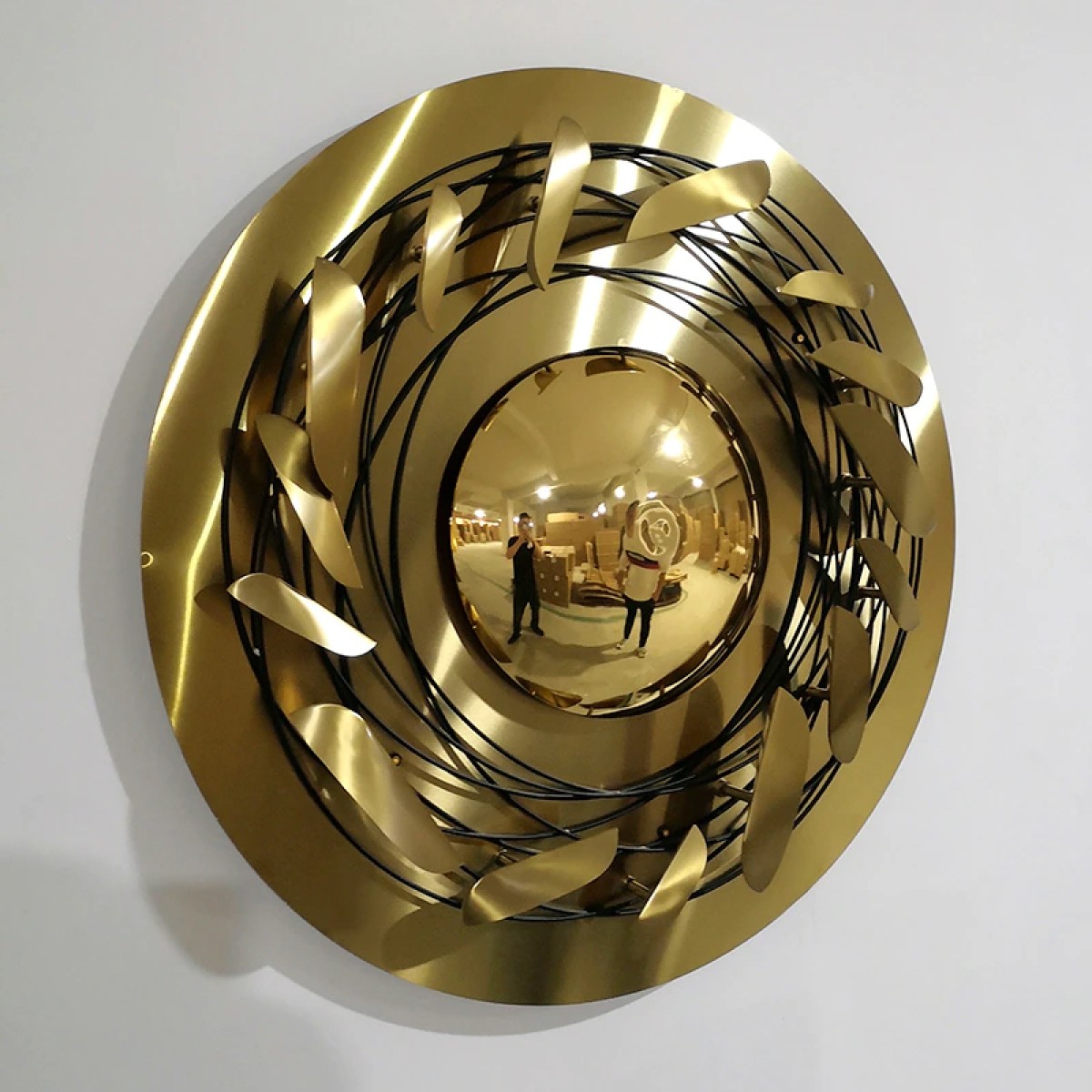 Настенный светильник Delight Collection Anodine 80 brass