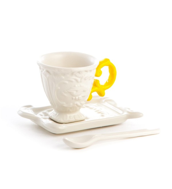 Кофейная пара Seletti I-Wares I-Coffee Yellow