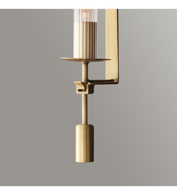 Настенный светильник Delight Collection MT8615-1W antique brass