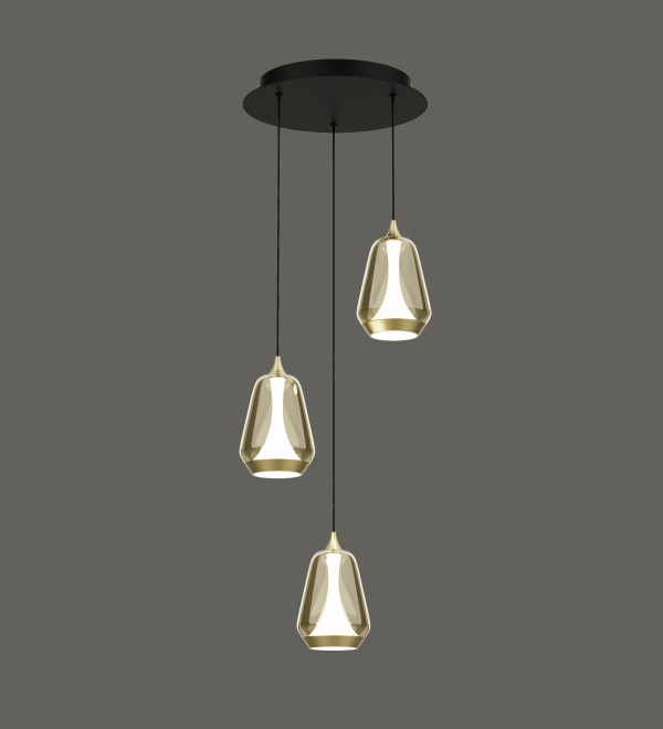 Подвесной светильник Delight Collection MD24001011-3A brass/champagne