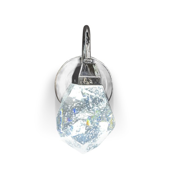 Настенный светильник Delight Collection Crystal rock chrome
