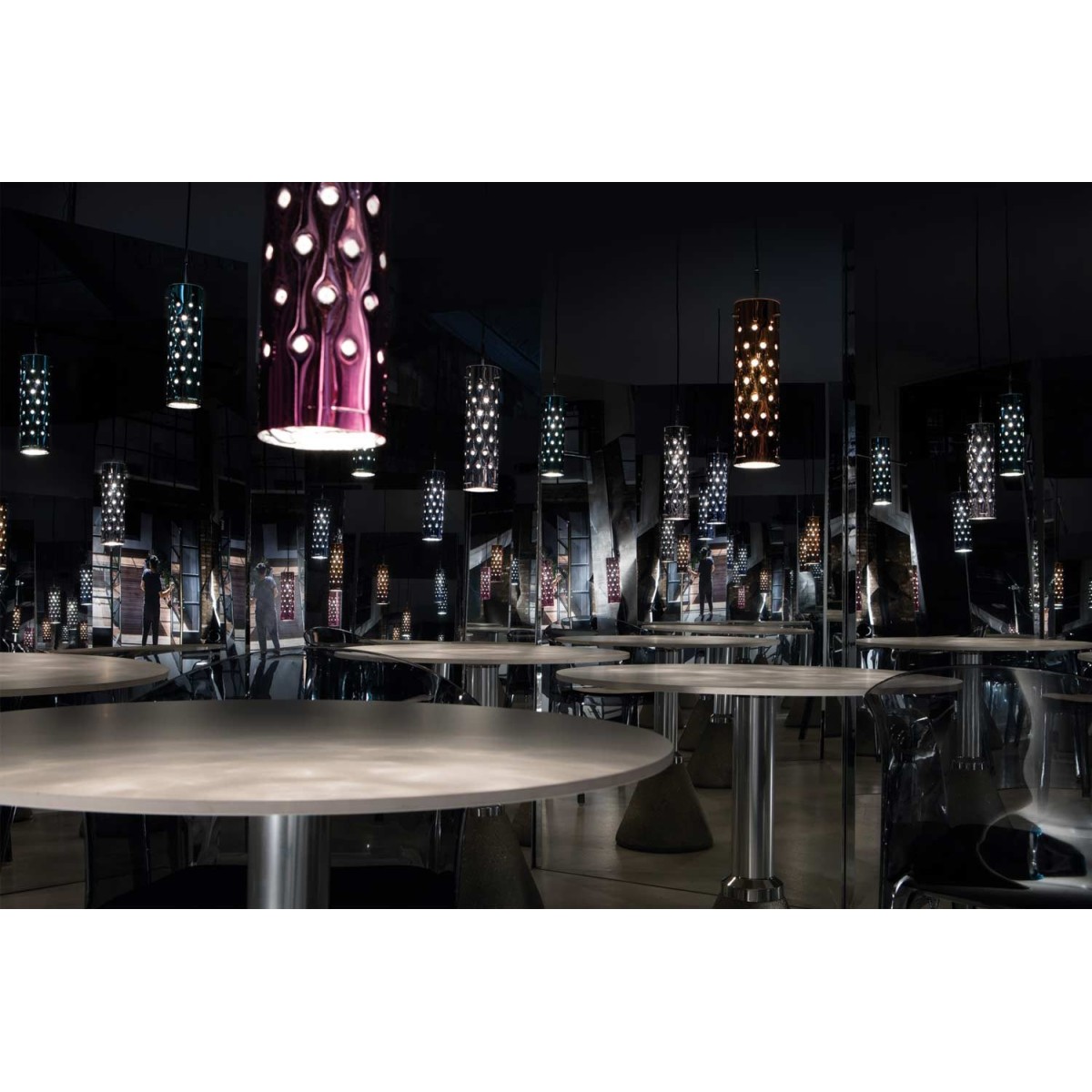 Подвесной светильник Slamp Dimple Single Silver