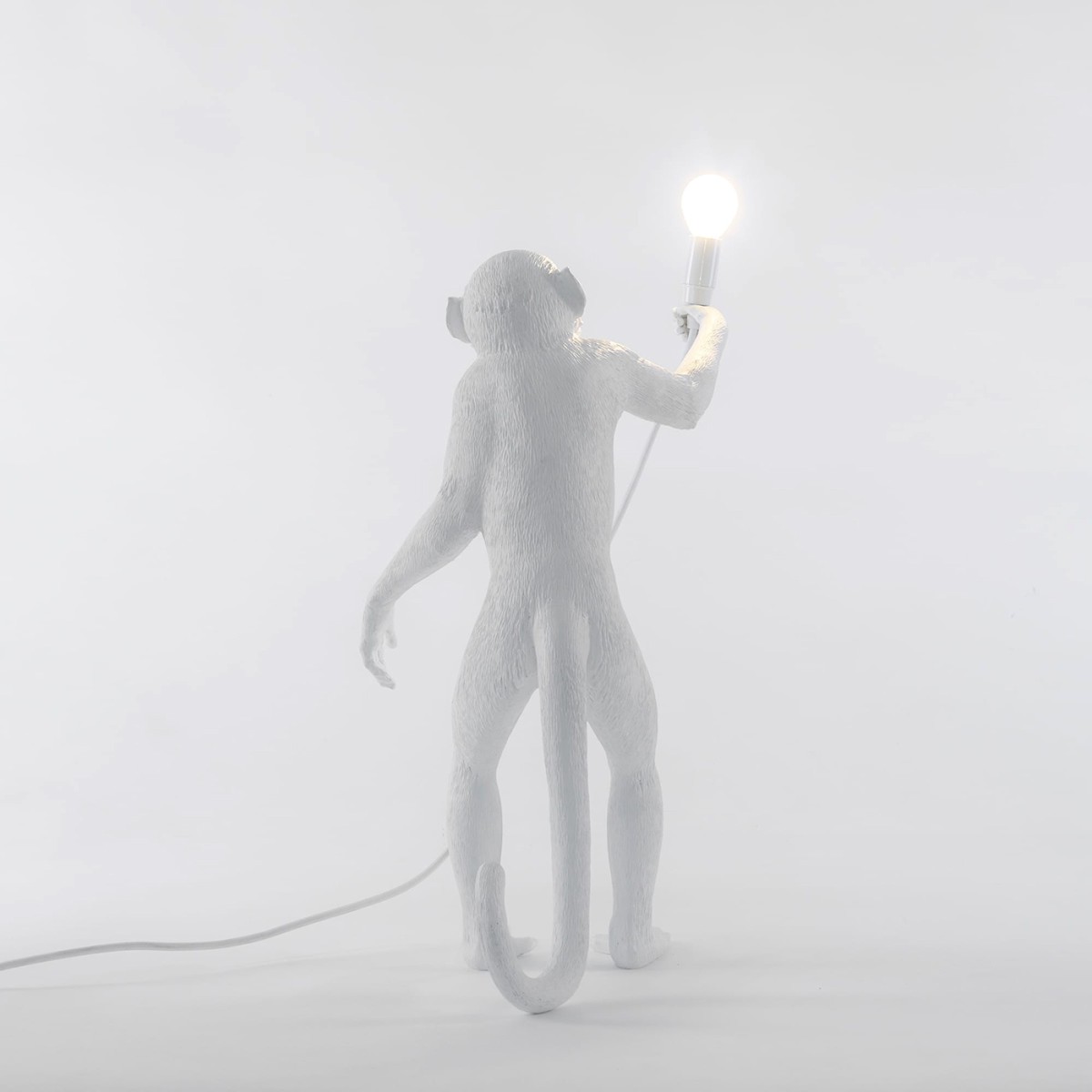 Настольная лампа Seletti Monkey Lamp Standing (белый)