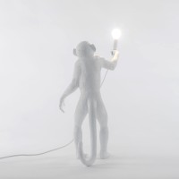 Настольная лампа Seletti Monkey Lamp Standing (белый)