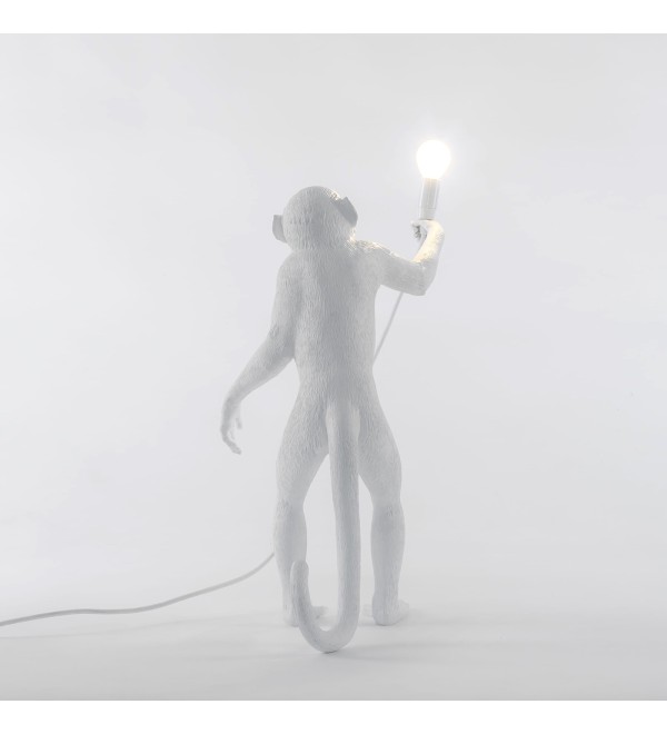Настольная лампа Seletti Monkey Lamp Standing (белый)
